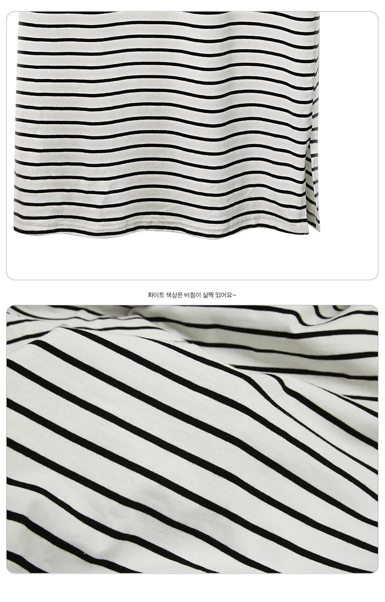 Women's Summer Striped Maternity Dress