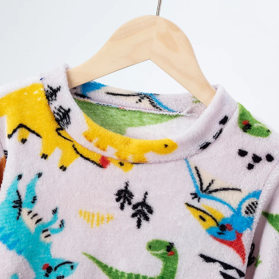 Dinosaur Adventure Thermal Pajama Set