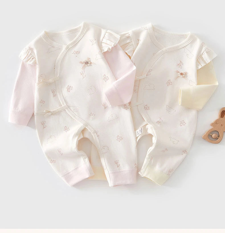 Cotton Cartoon Butterfly Outfit (0-6M)