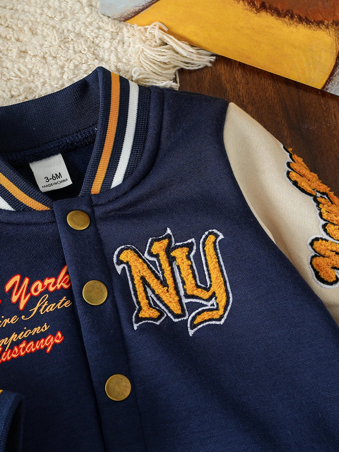 Baby Boy Baseball Jacket Cardigan 3M-3Y