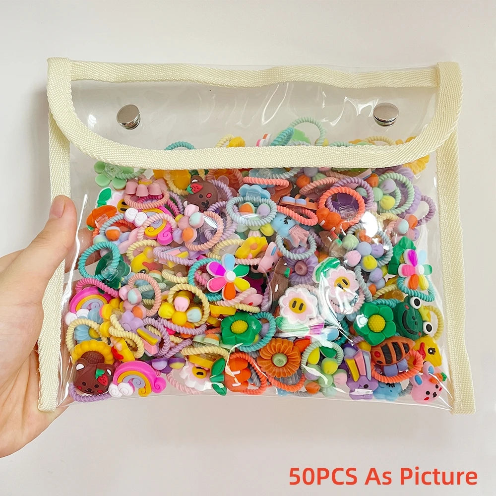 Cartoon Elastic Hair Bands