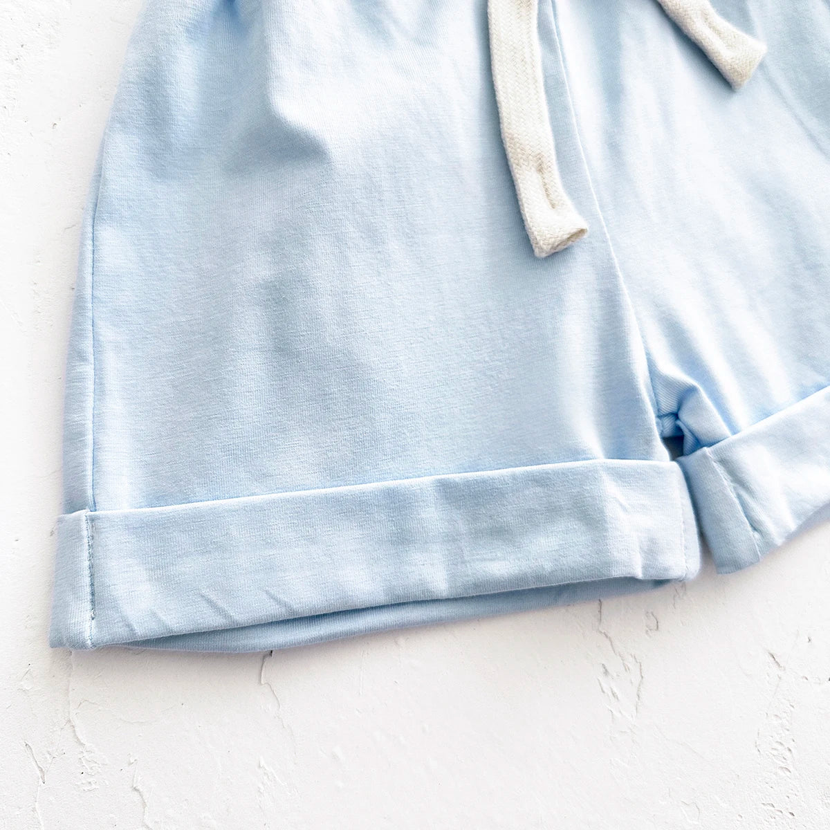 Baby Summer Outfit – 2-Piece Newborn Set, Ice Cream Print T-Shirt & Sports Shorts for Boys & Girls