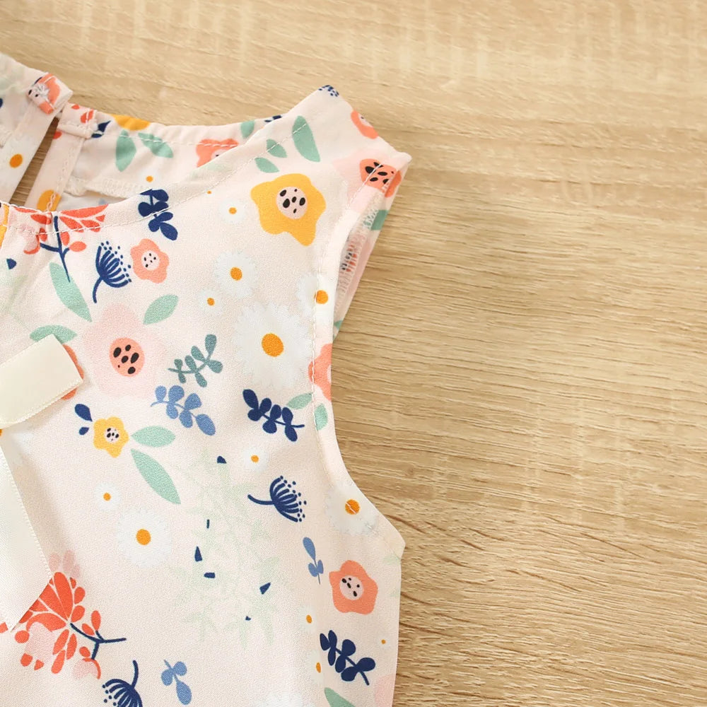 Floral Sleeveless Top & Shorts Set (Girls)