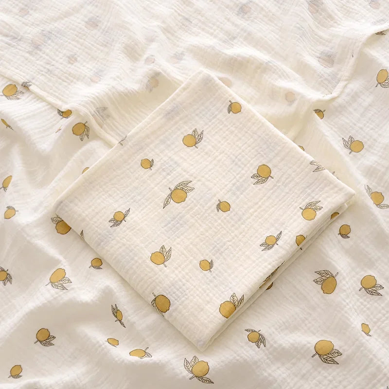 2-Layer Cotton Blanket for Newborns & Summer Bedding