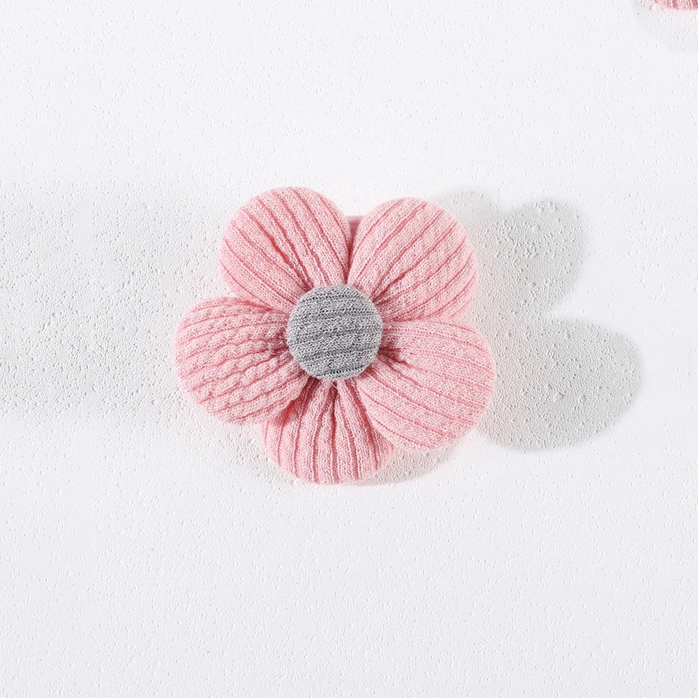 MOMSTAG 14-Piece Cute Fabric Flower Hair Clip Set