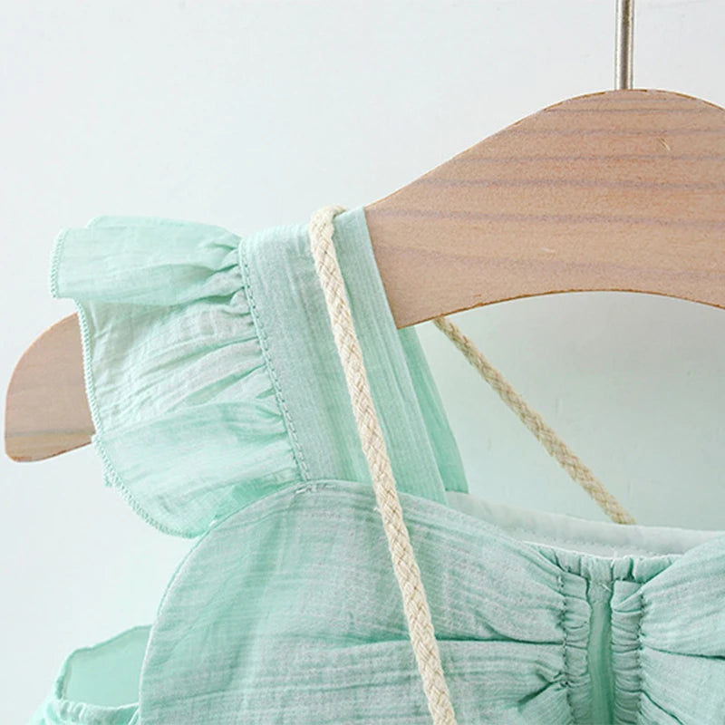 Wing Sleeve Beach Dress & Bag (Girls)