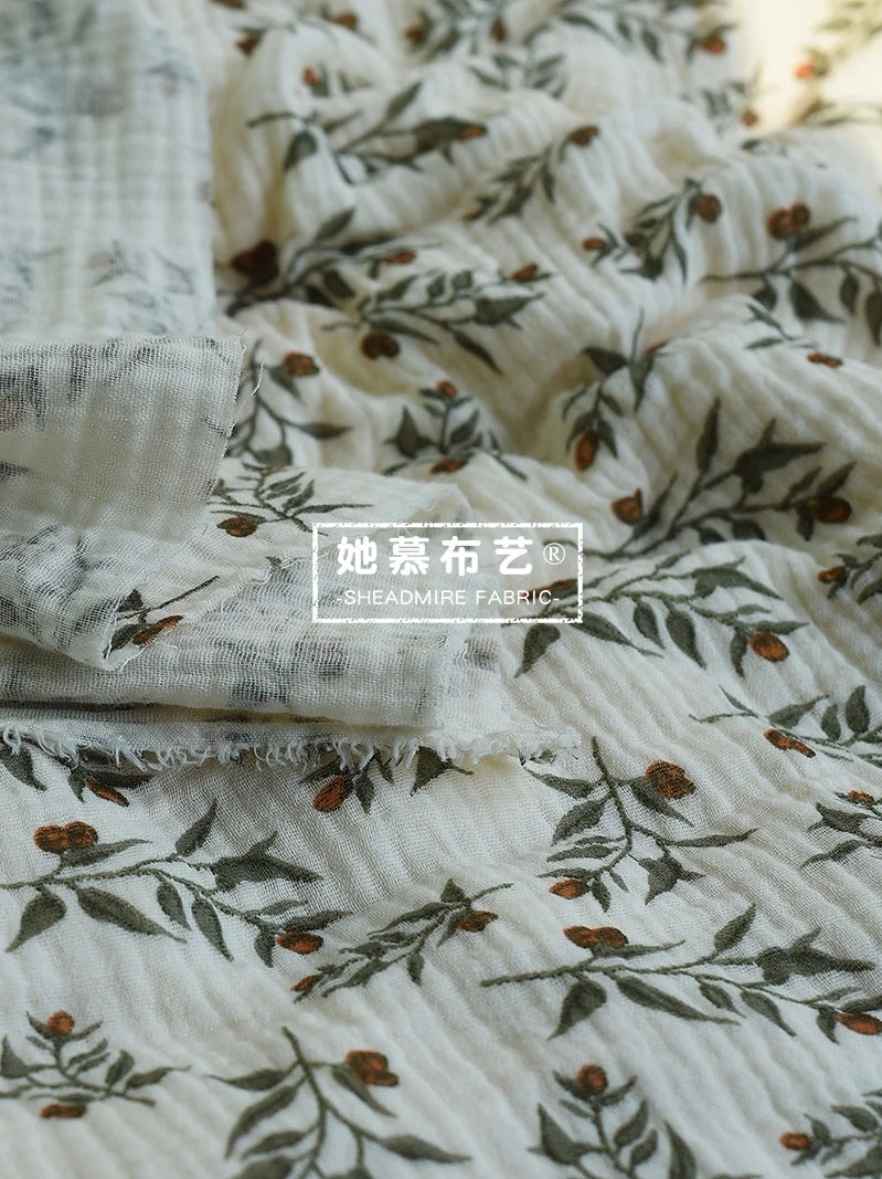 Floral Fabric for DIY Baby Towels & Blankets