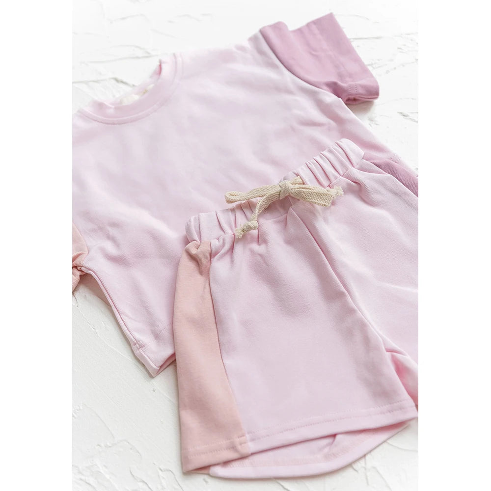 MOMSTAG Summer Cotton T-Shirt & Shorts Set