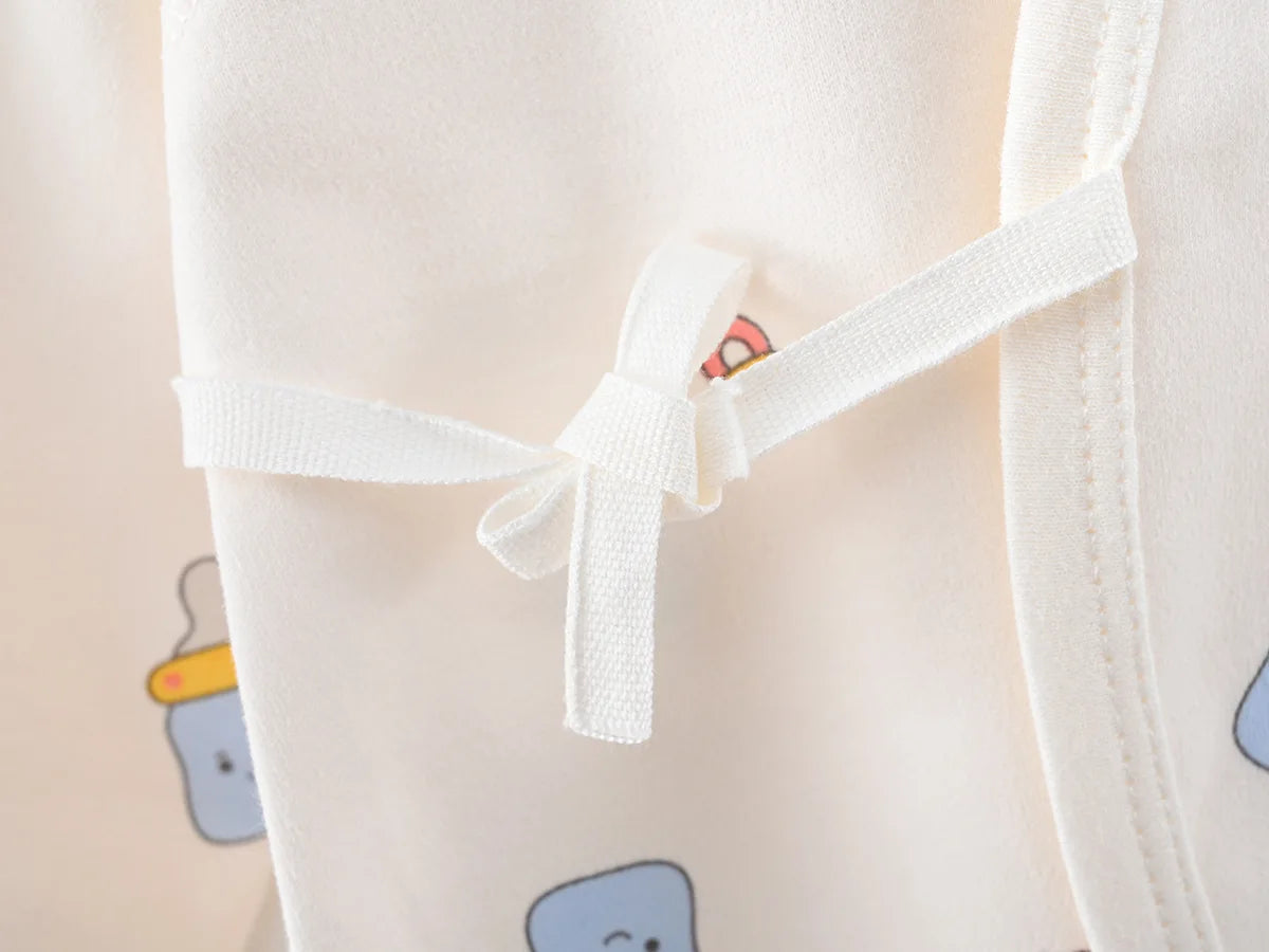 MOMSTAG Unisex Newborn Cotton Jumpsuit - Cartoon Butterfly Print