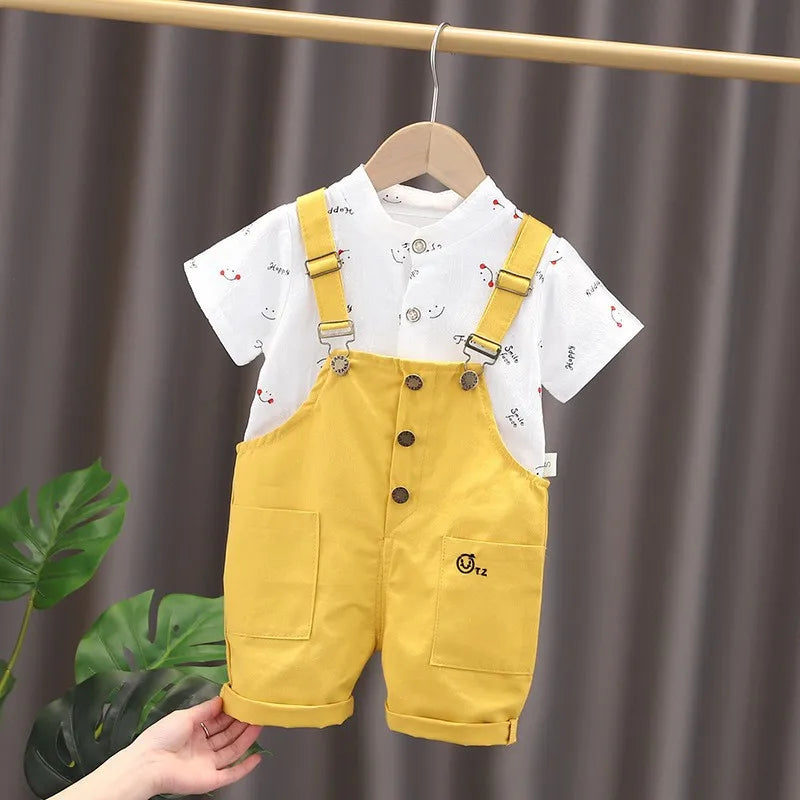 Cute Smile Baby Boy Set