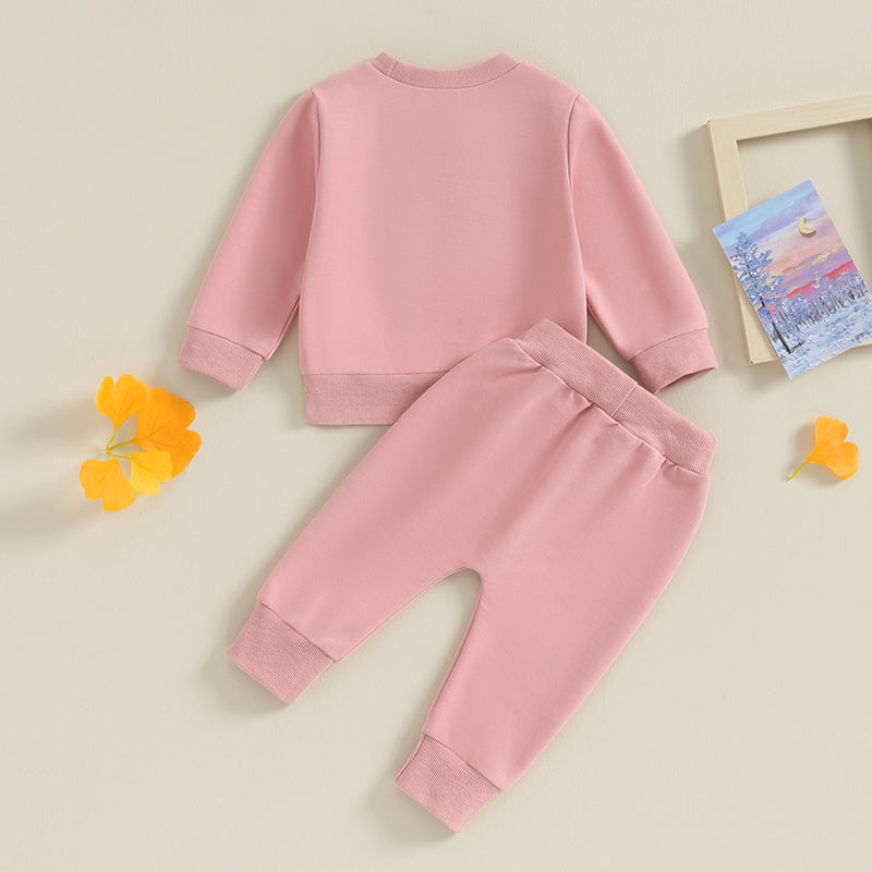 MOMSTAG Baby Girls Fall Winter Sweatshirt Long Pant