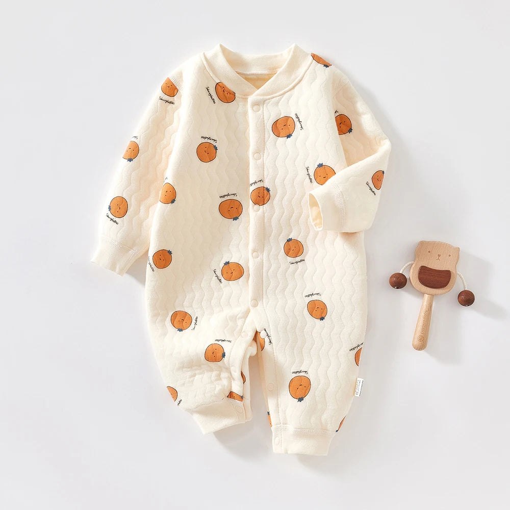 3-Layer Cotton Baby Romper