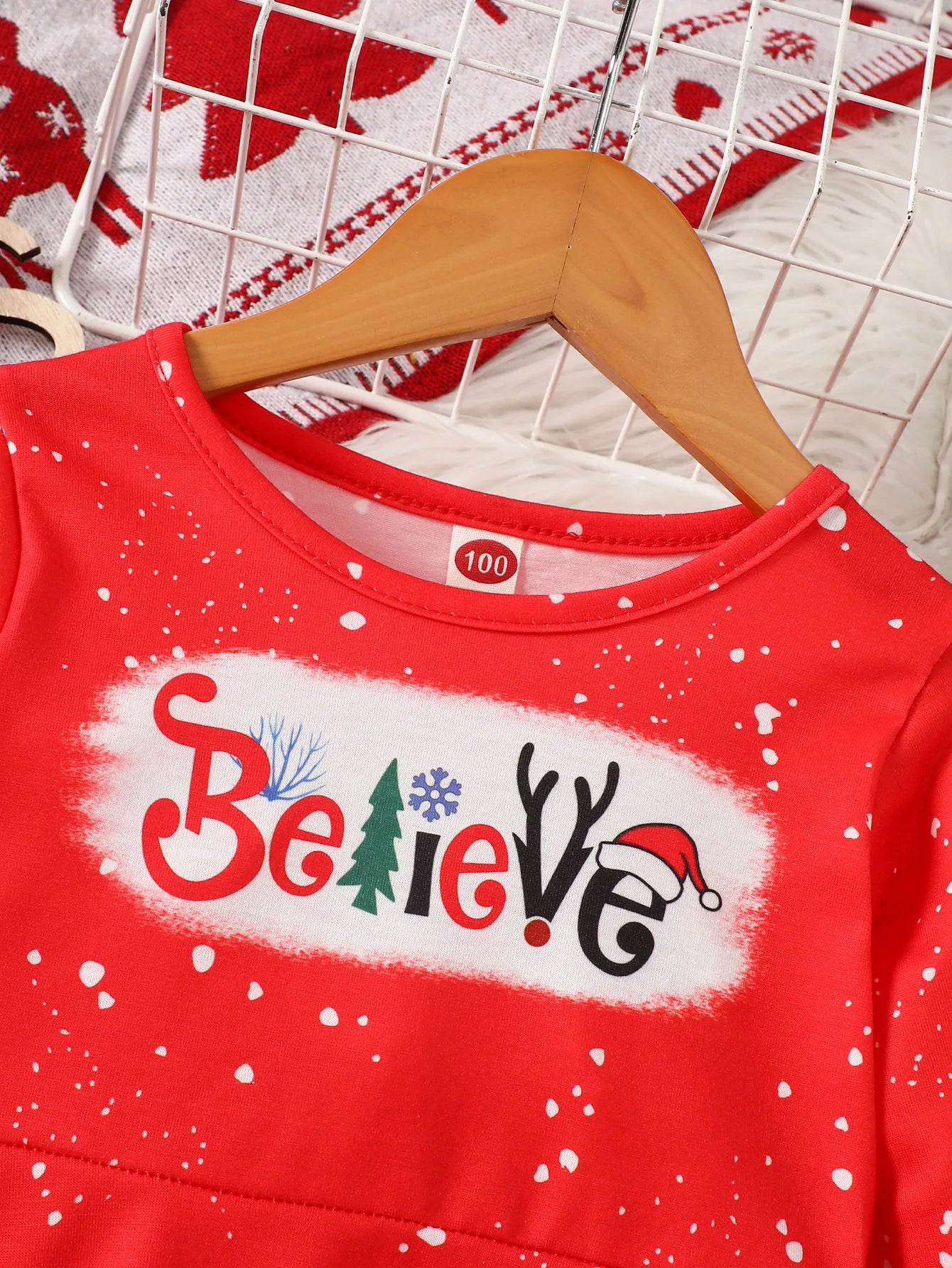 Toddler Girl Christmas Outfit – 2PC Festive Set