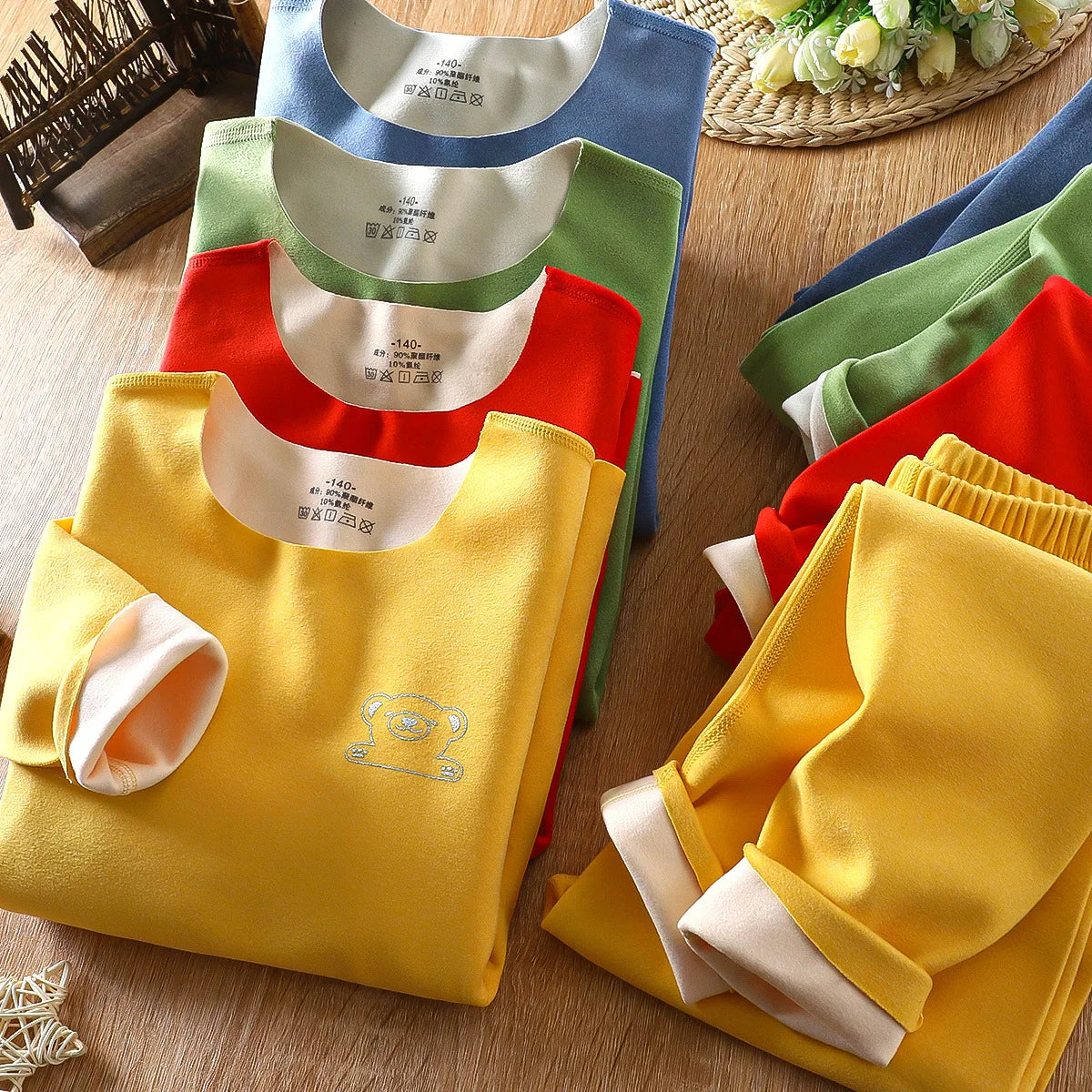 Kids 2-Piece Thermal Pajama Set