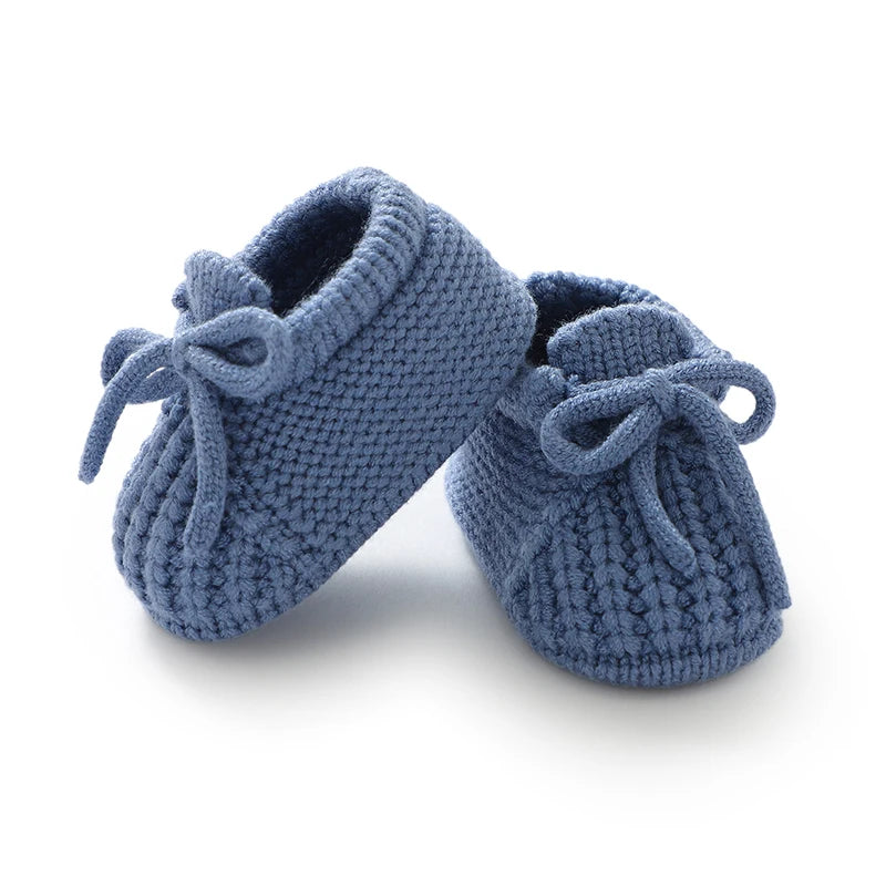 MOMSTAG Newborn Knitted Baby Shoes - Infant First Boots (0-18M)