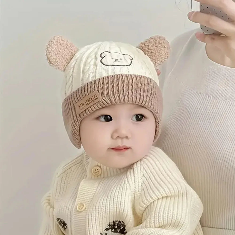 Baby Bear Winter Knitted Hat