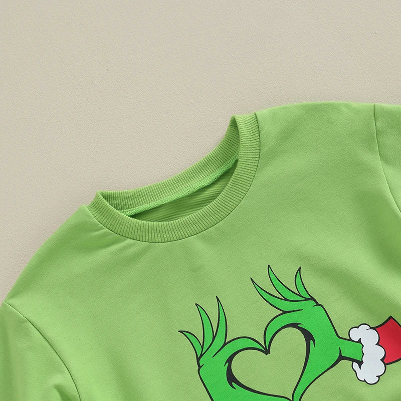 Baby Grinch Long Sleeve Romper