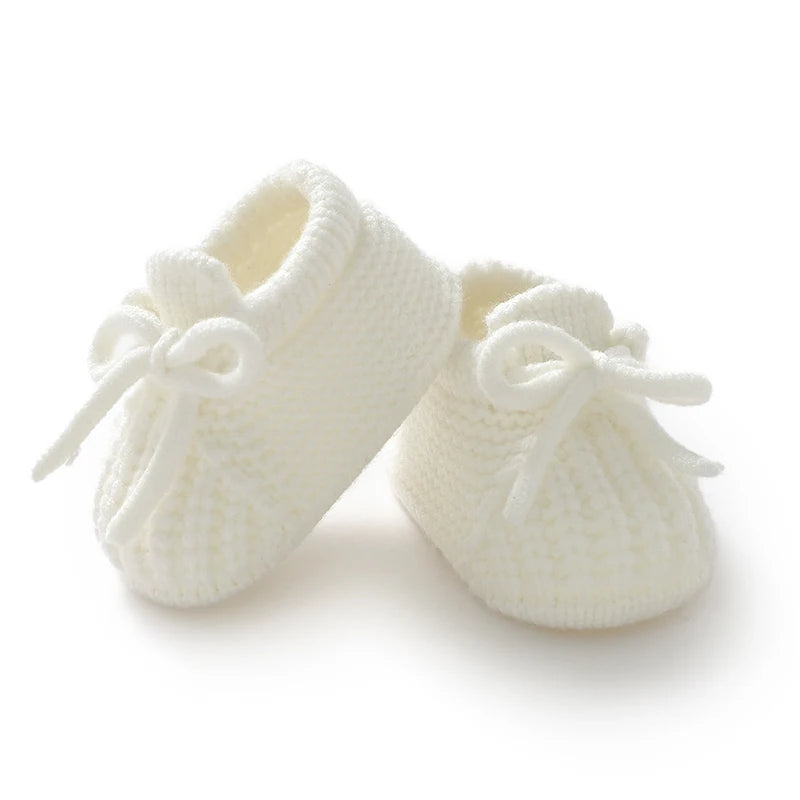 MOMSTAG Newborn Knitted Baby Shoes - Infant First Boots (0-18M)