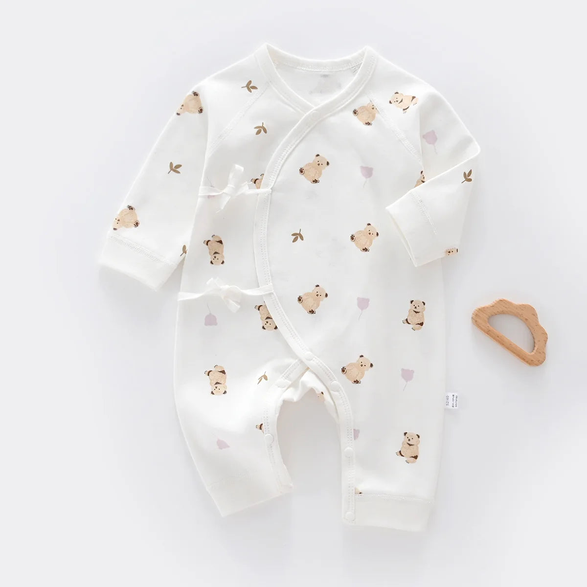 MOMSTAG Unisex Newborn Cotton Jumpsuit - Cartoon Butterfly Print