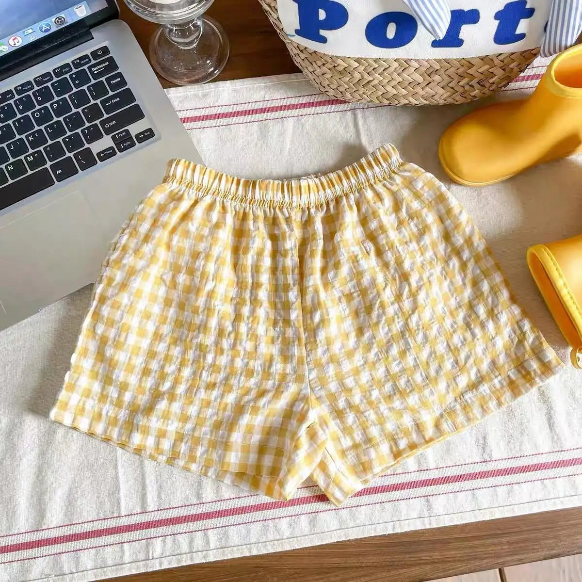 Plaid Sports Pants