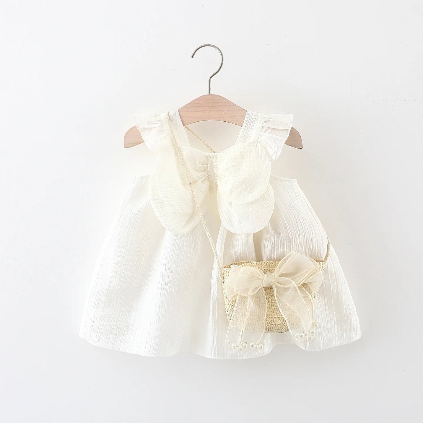 Wing Sleeve Beach Dress & Bag (Girls)