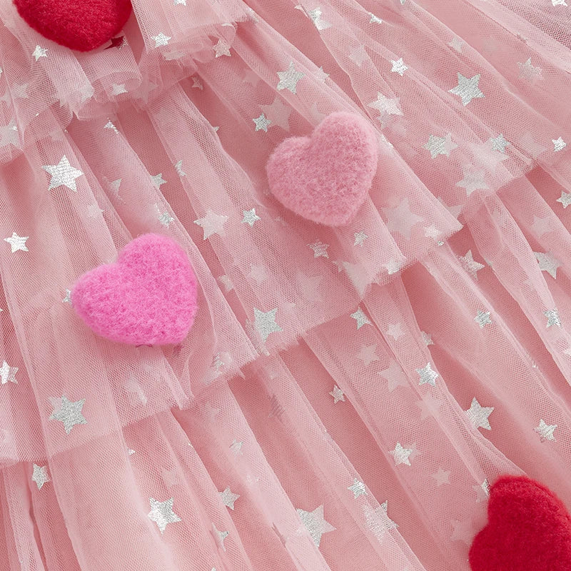 Cute Mesh Tulle Dress for Girls