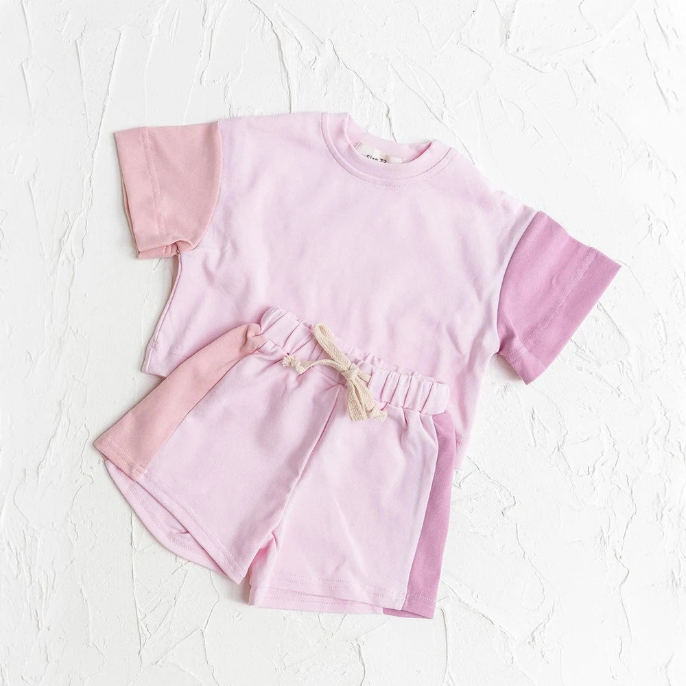 MOMSTAG Summer Cotton T-Shirt & Shorts Set