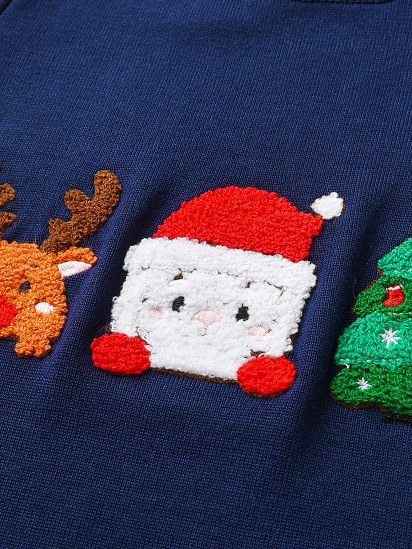 Unisex Christmas Cartoon Knit Sweater Kids
