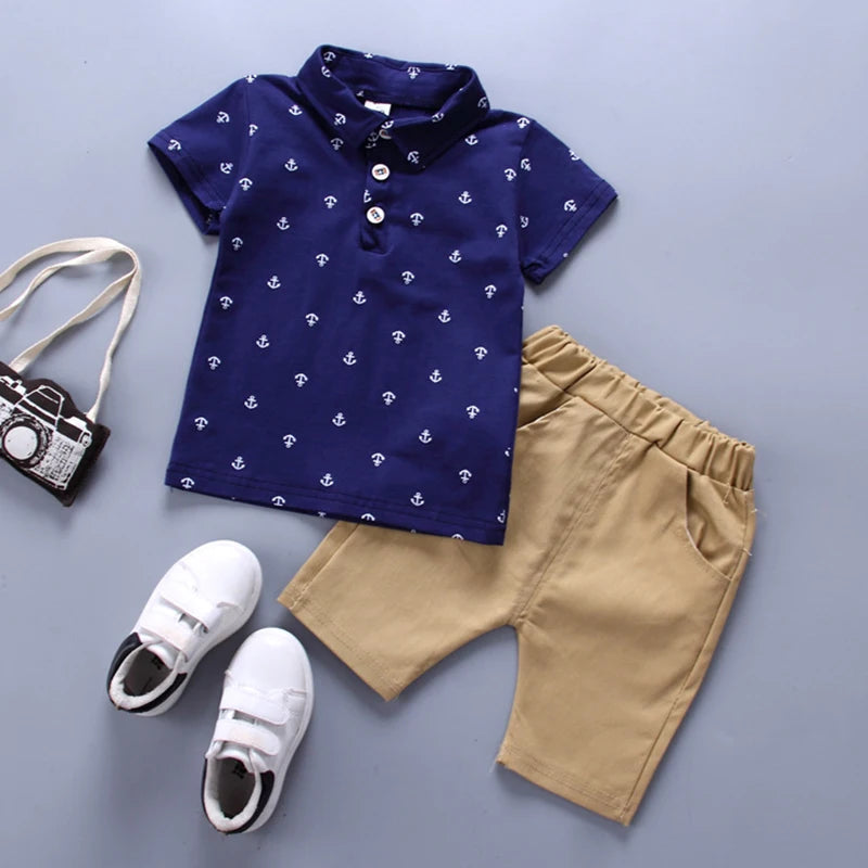 2pcs T-shirt and shorts for Boys