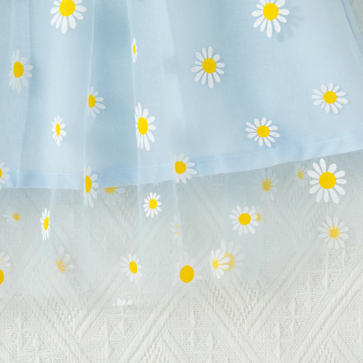 Baby Girl Summer Dress – Floral Print & Lace Bow