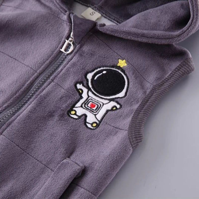 Baby Astronaut Fleece 3pc Outfit Set