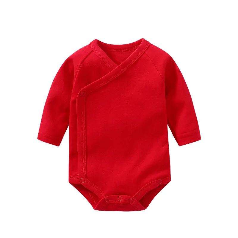 Cotton Soft Long-Sleeve Baby Bodysuit – Unisex Newborn & Toddler Outfit