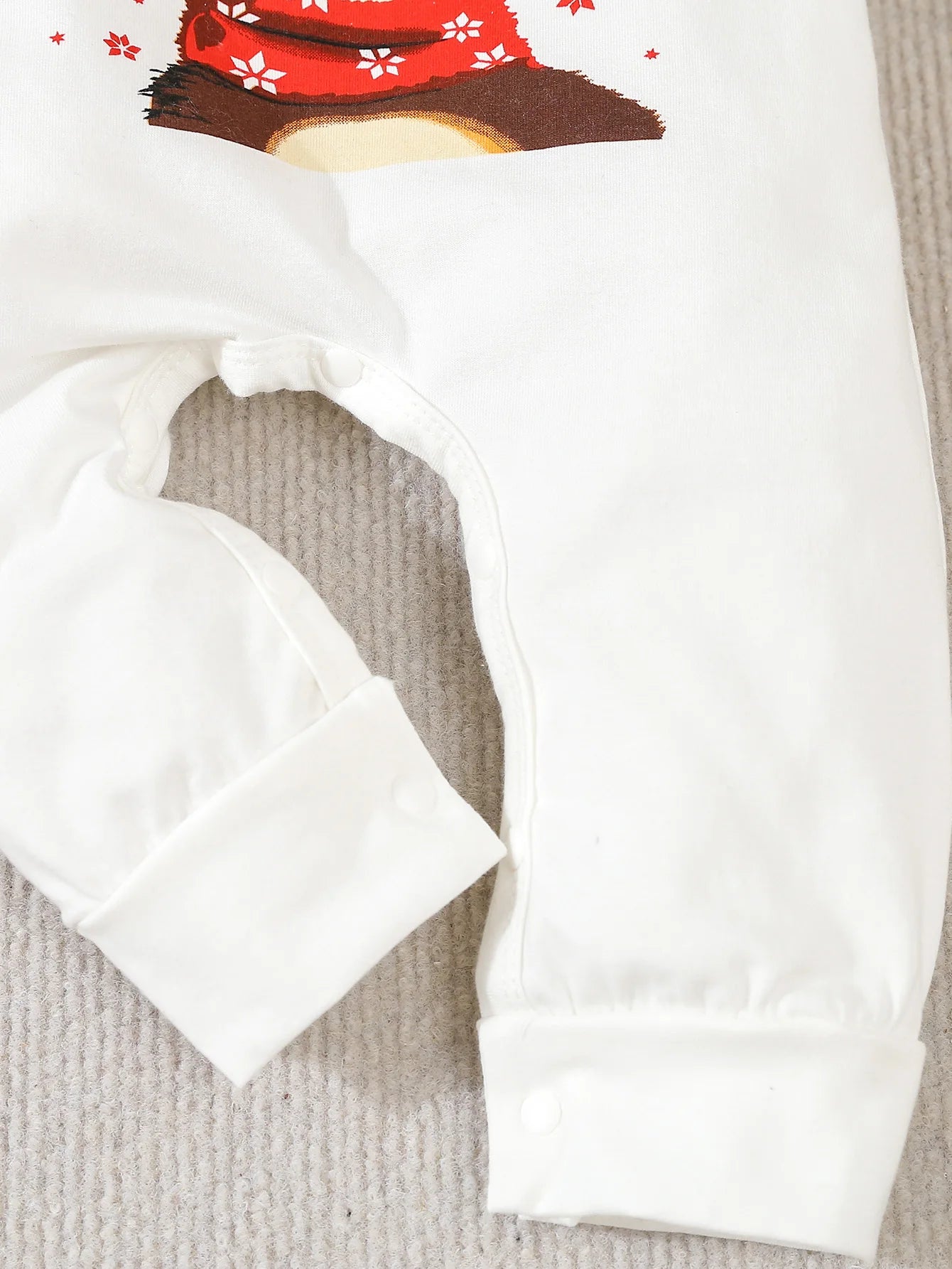 Funny Reindeer Baby Christmas Jumpsuit