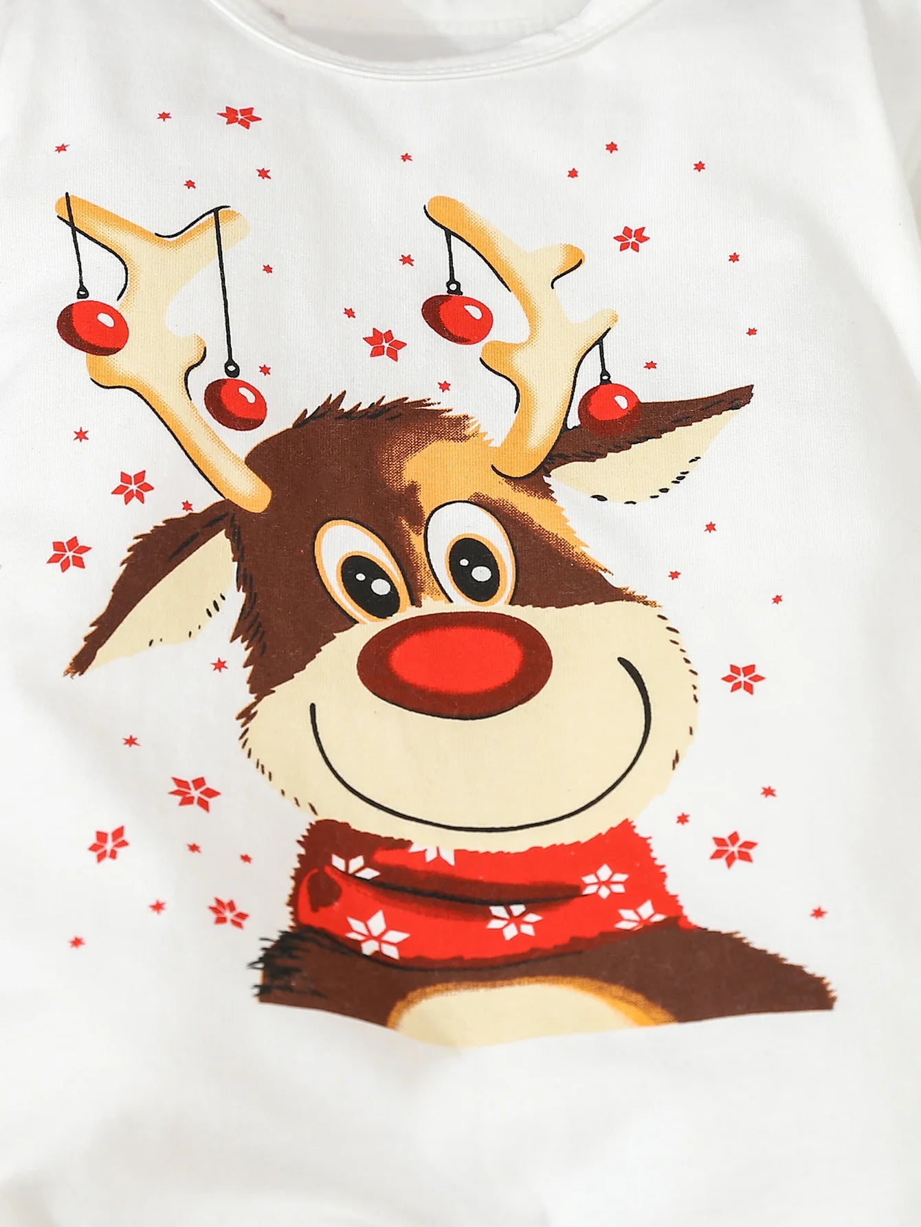 Funny Reindeer Baby Christmas Jumpsuit