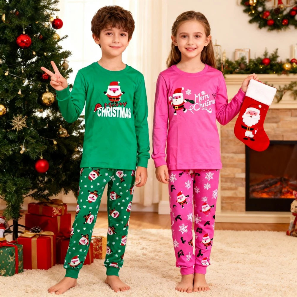 Christmas Cotton Kids Pajama Set