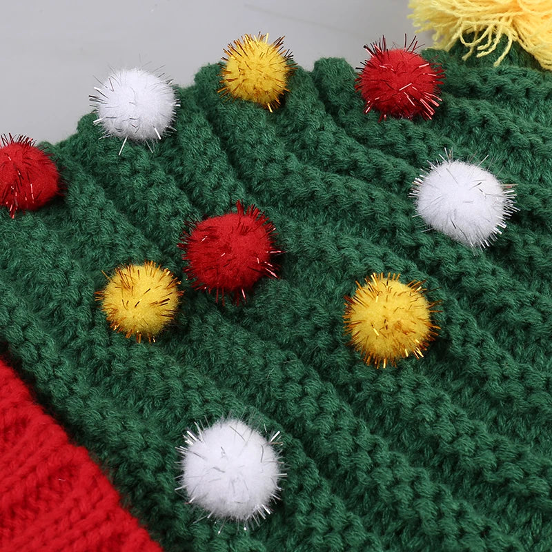 Christmas Cozy Hat Flip-Up Ear Design