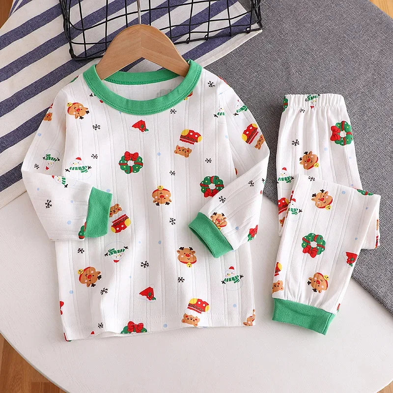Cotton Christmas Kids Pajama Set
