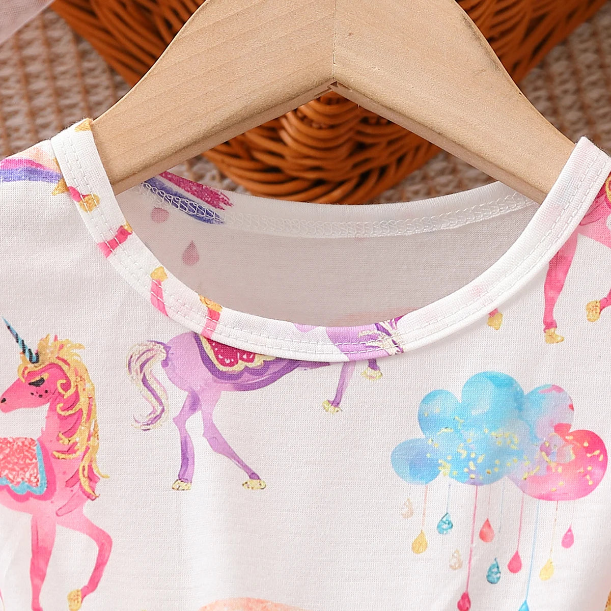 Girls’ Unicorn Princess Summer Dress
