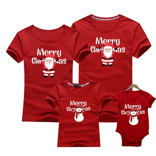 New Christmas Family Matching T-shirt