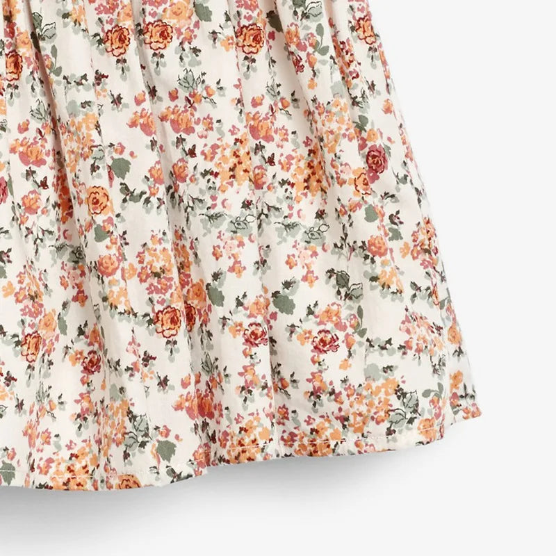 Girls Cotton Floral Dress