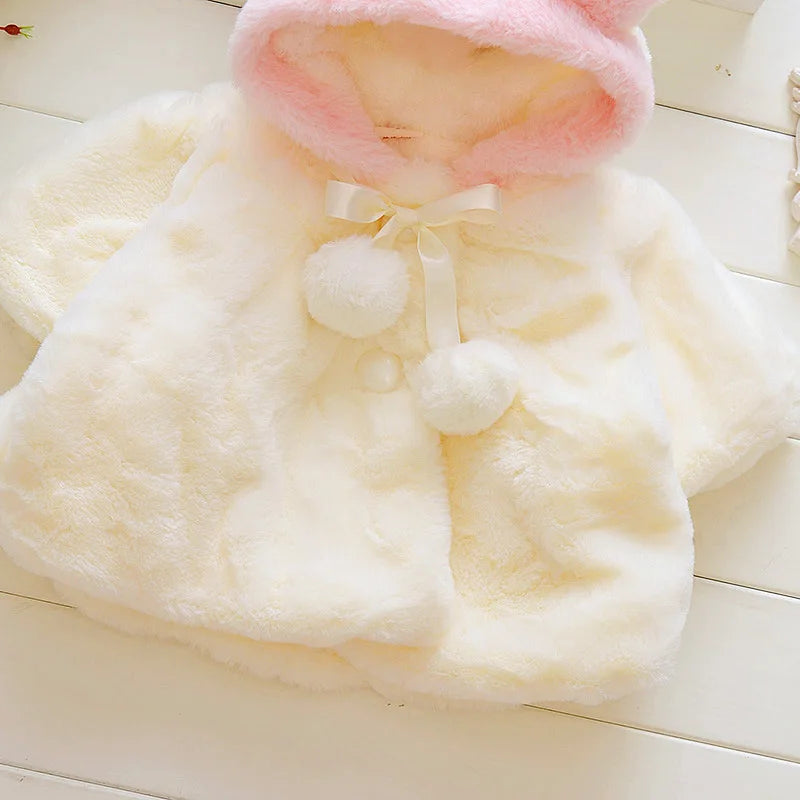 Girls Autumn Winter Warm Hooded