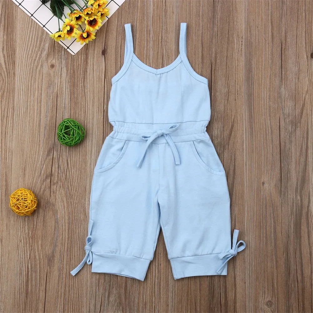 Sleeveless Sling Bodysuits for girls