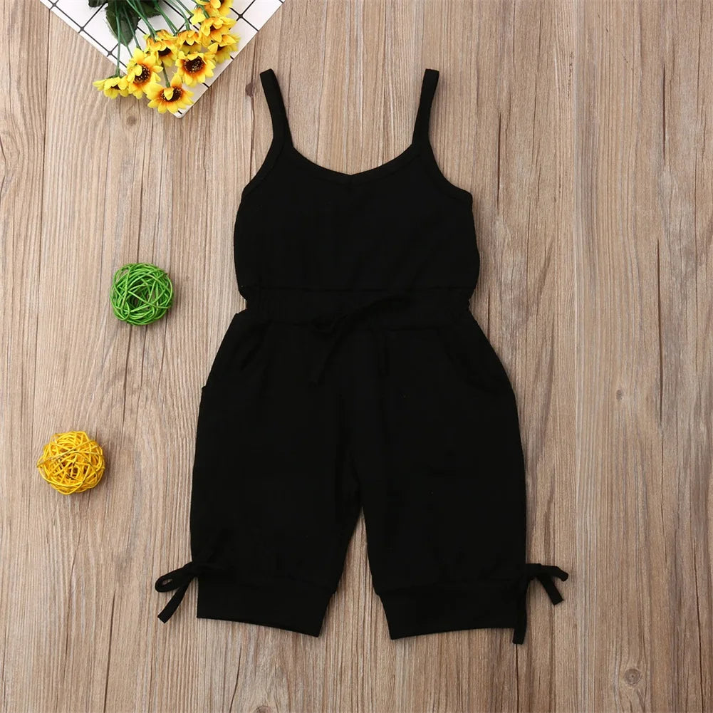 Sleeveless Sling Bodysuits for girls