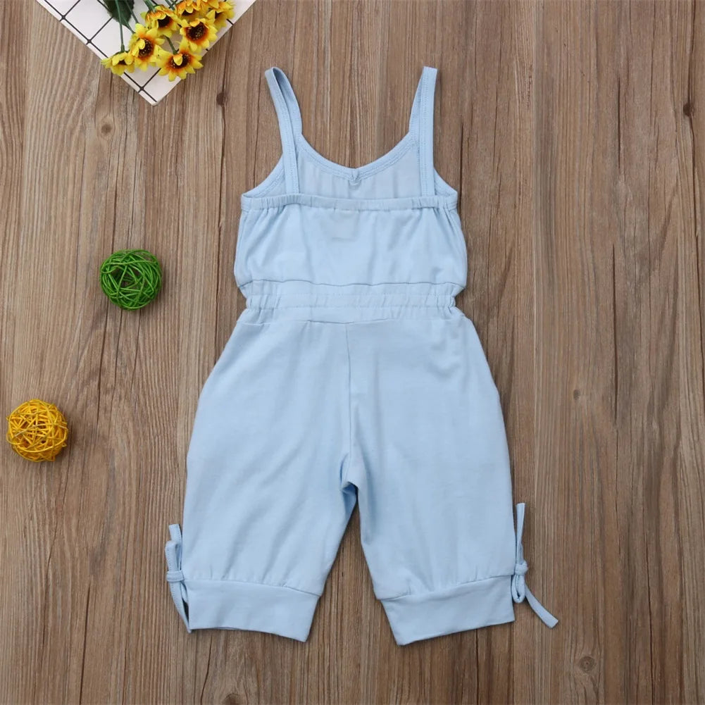 Sleeveless Sling Bodysuits for girls