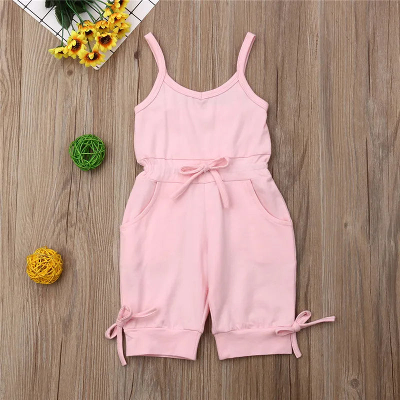 Sleeveless Sling Bodysuits for girls