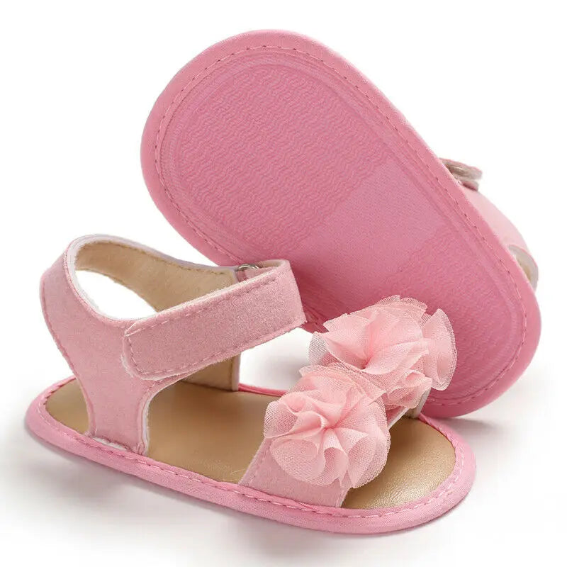 Infant Princess Floral Sandals