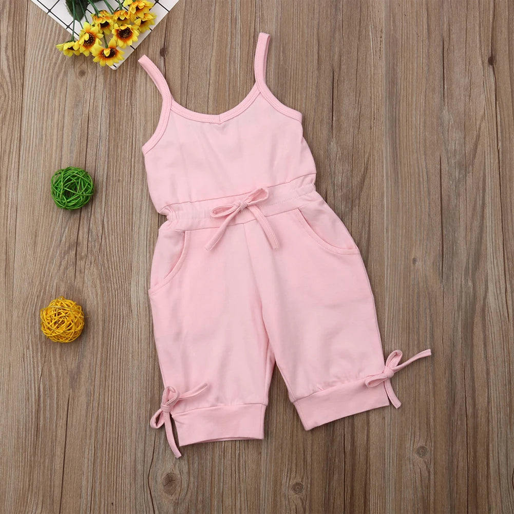 Sleeveless Sling Bodysuits for girls