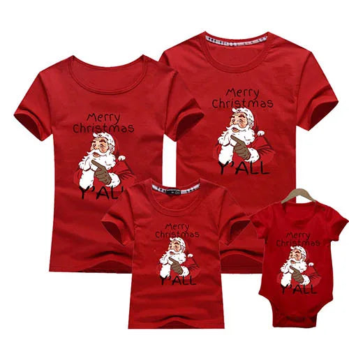 New Christmas Family Matching T-shirt