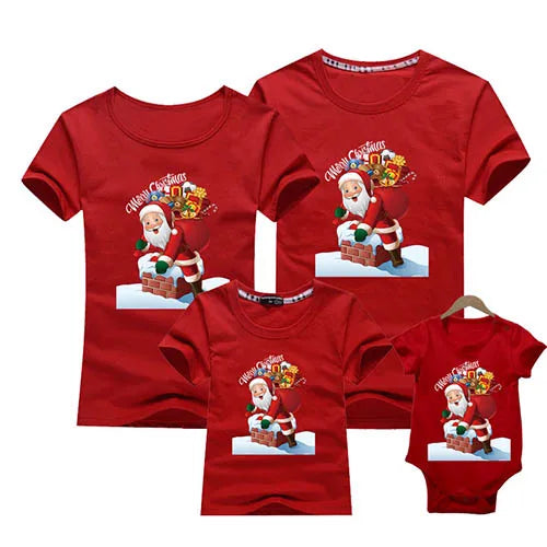 New Christmas Family Matching T-shirt