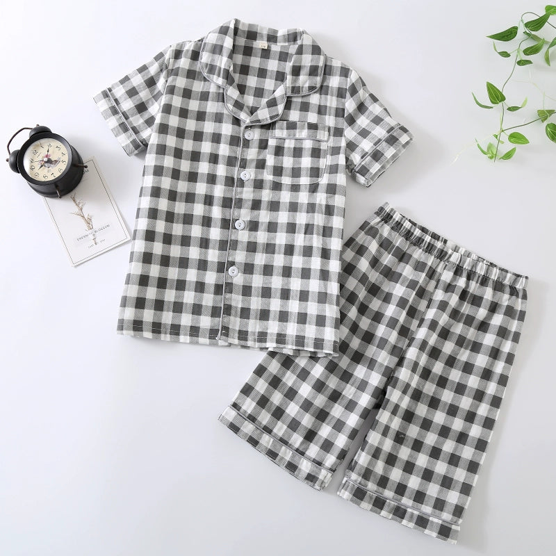 Double-Layer Pure Cotton Pajamas for kids